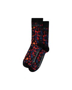 Napoleon Socks Allover Charcoal print